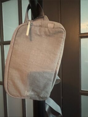 lululemon athletic Light Gray Sling Belt Bag (small)